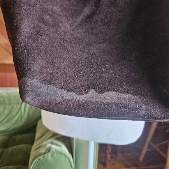 Madewell The Shopper Tote Brown Carob Suede Leather Slouchy Tote Shoulder Bag - Picture 7 of 8